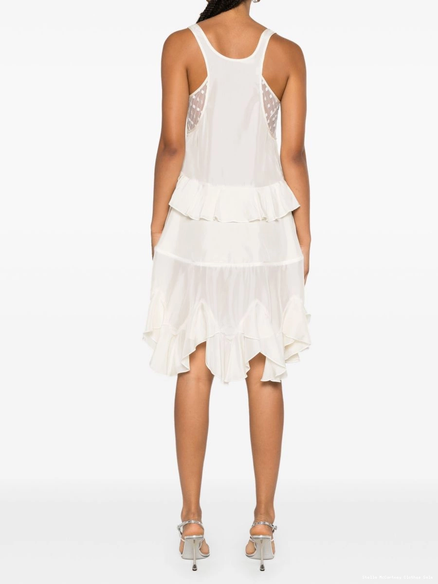 Affordable McCartney midi dress Women ruffled Stella 0724